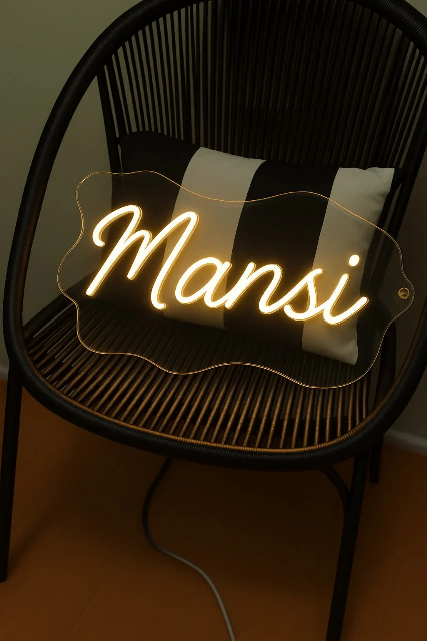 Custom Name Neon Light Sign – Personalized LED Wall Decor